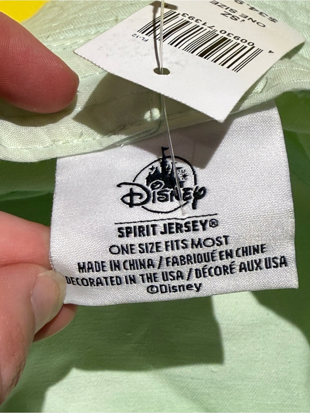 Disney Mint Green Bucket Hat with Embroidered Logo - Picture 3 of 6